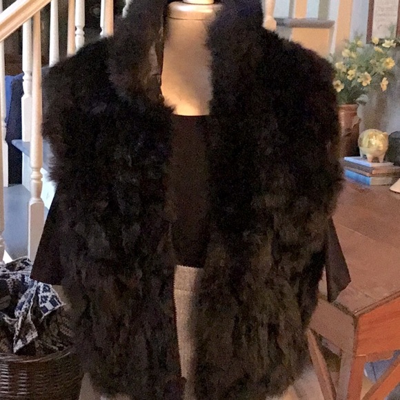 Marc By Andrew Marc Opossum Vest - Picture 2 of 6